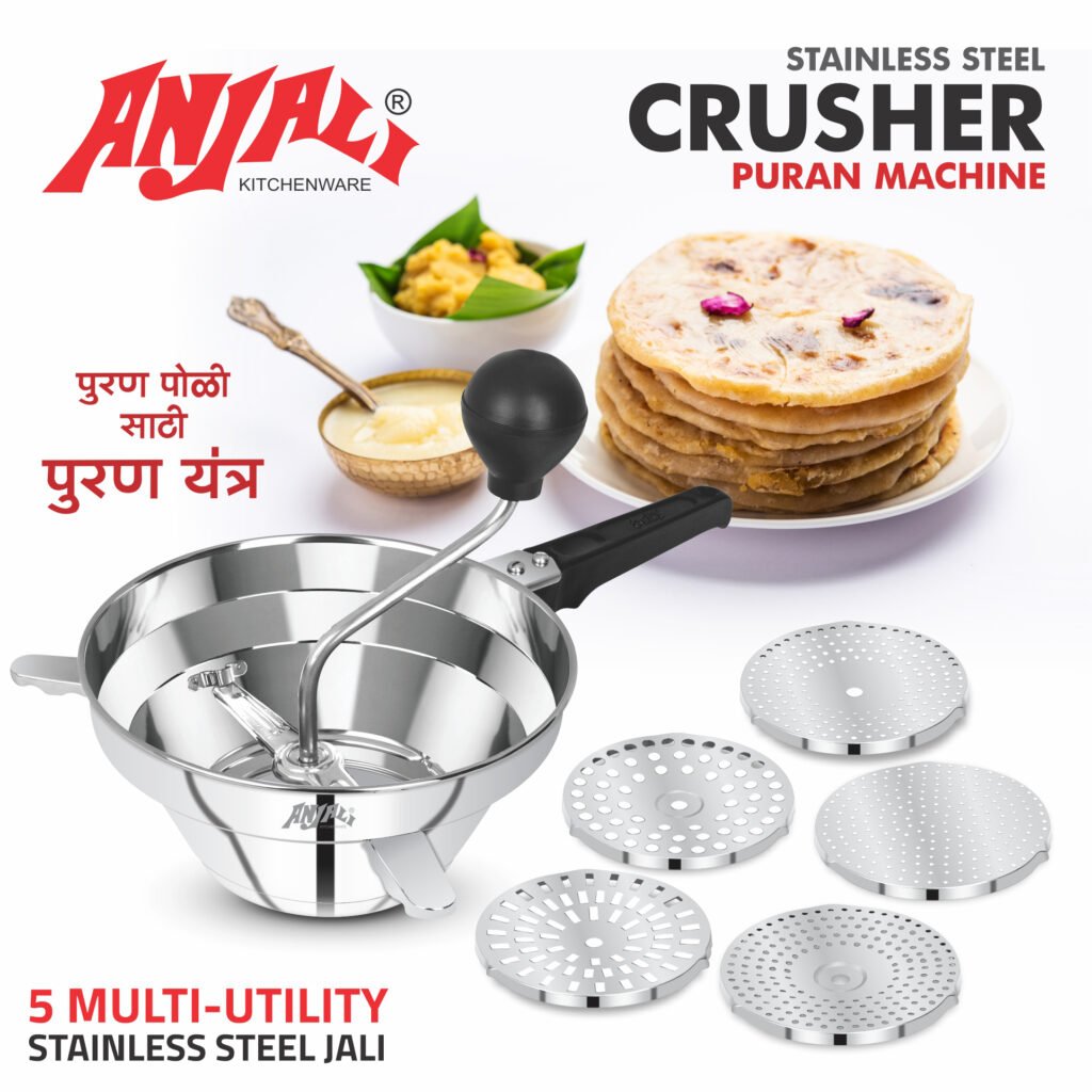 STAINLESS STEEL CRUSHER PURAN MACHINE